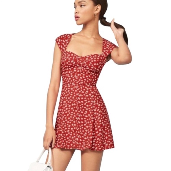 NWT reformation Cheri dress in western - Picture 3 of 8